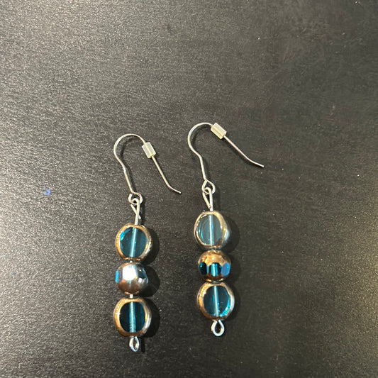 Turquoise Moroccan drop earrings