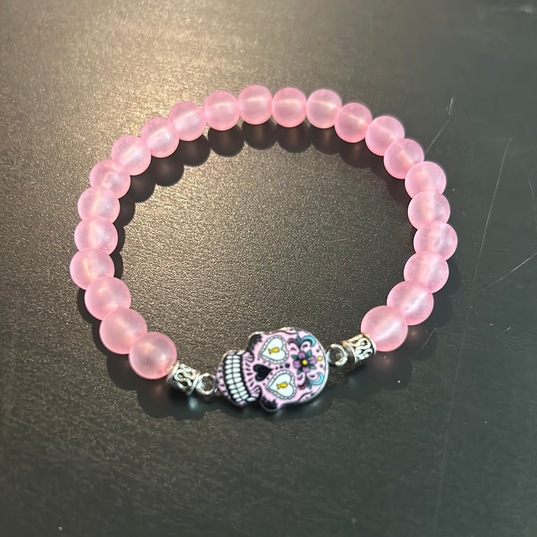 Pale Pink Sugar Skull