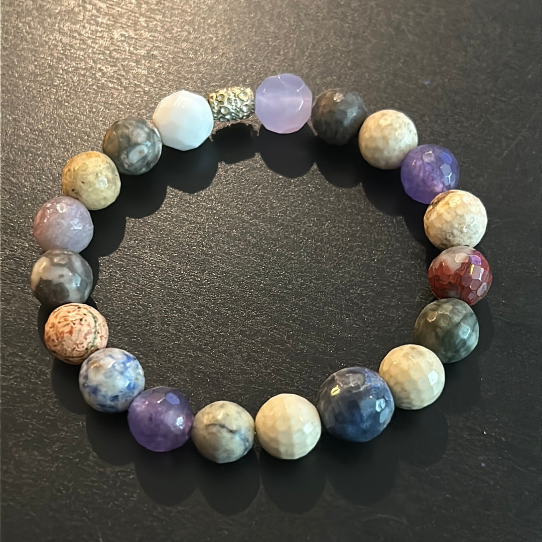 Multicolored gemstones