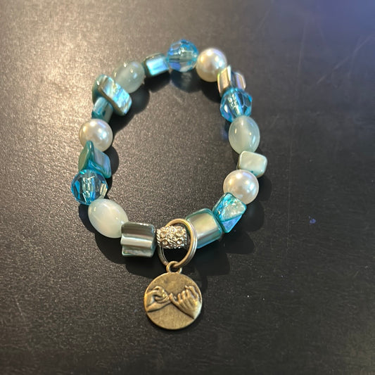 Shades of Blue “Pinky Swear” BFF