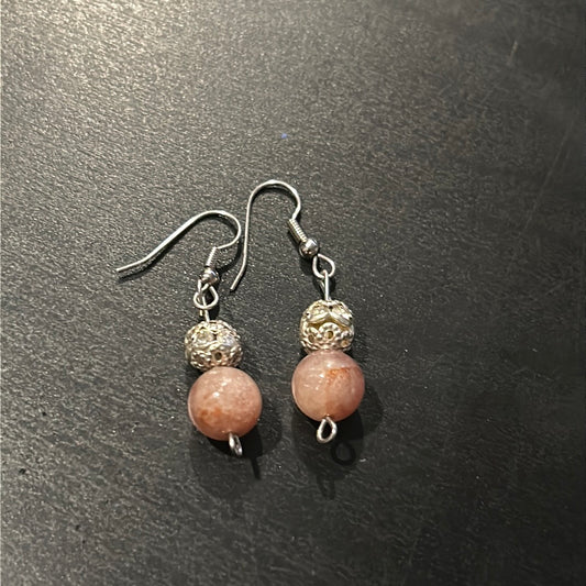 Maybe gemstones w/rhinestone earrings