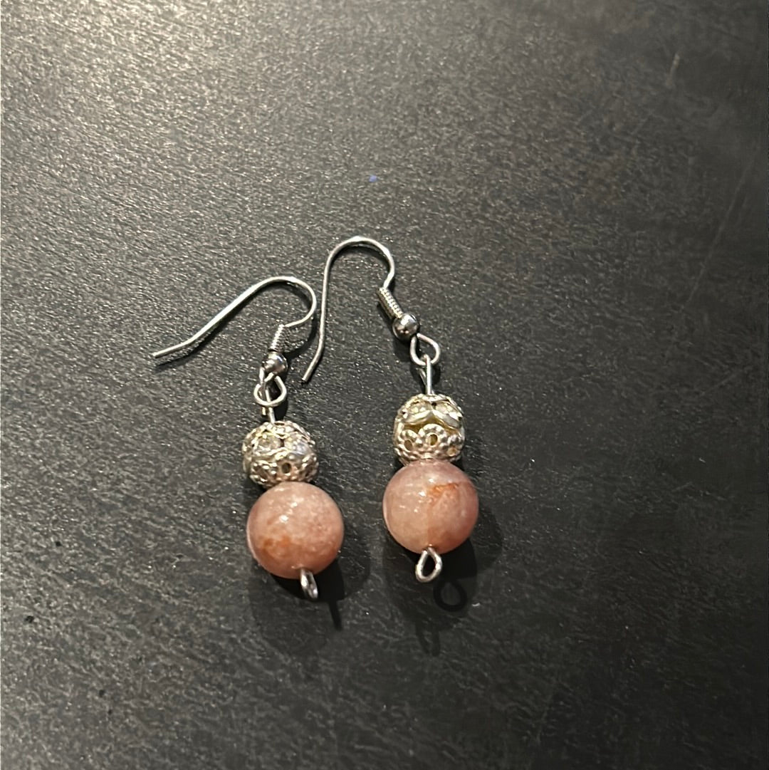 Maybe gemstones w/rhinestone earrings