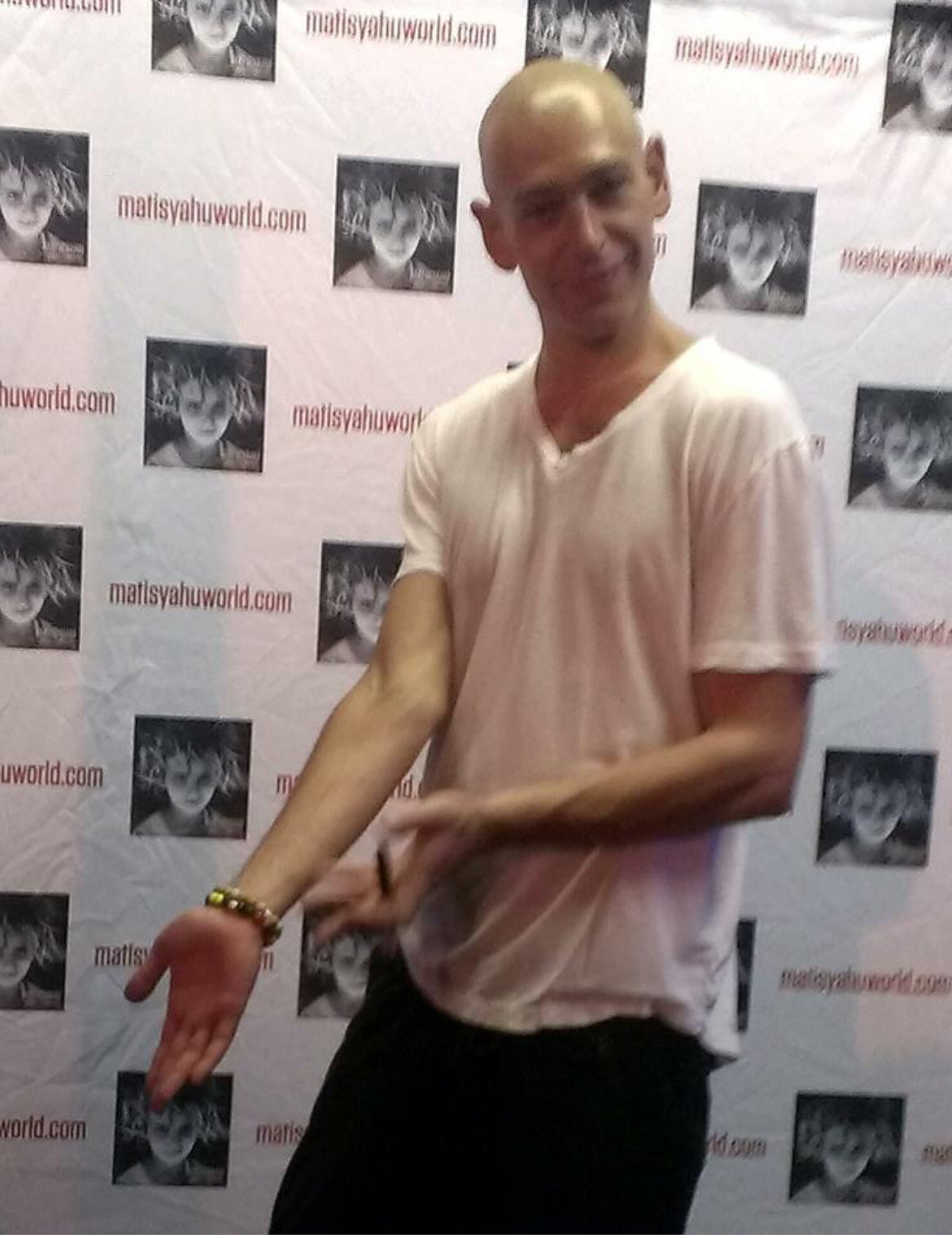 “Matisyahu” on tour wearing my Reggae HJ bracelet