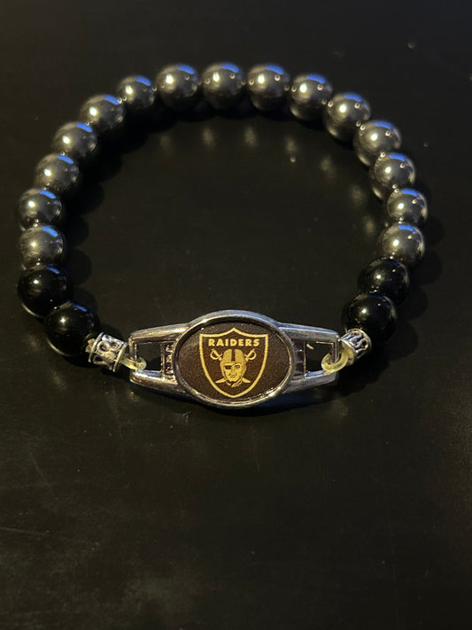 Las Vegas “Raiders” NFL Team Stretch bracelet