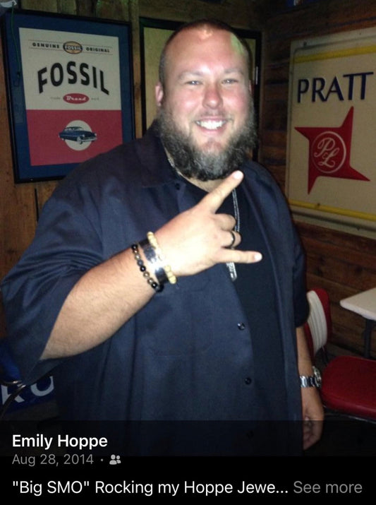 Artist,Singer “Big SMO” on tour/ sound check wearing my bracelets