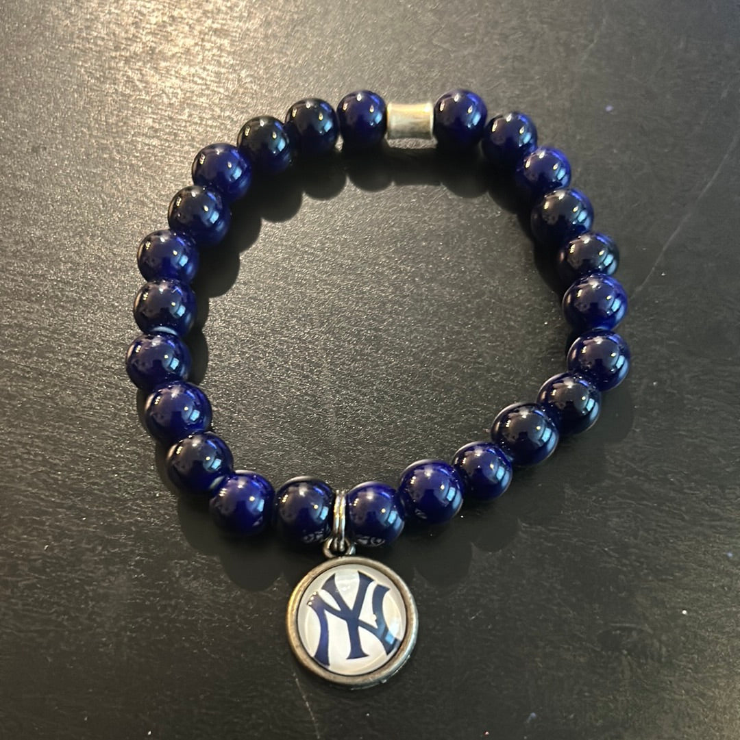 Navy Blue MLB Yankees Bubble