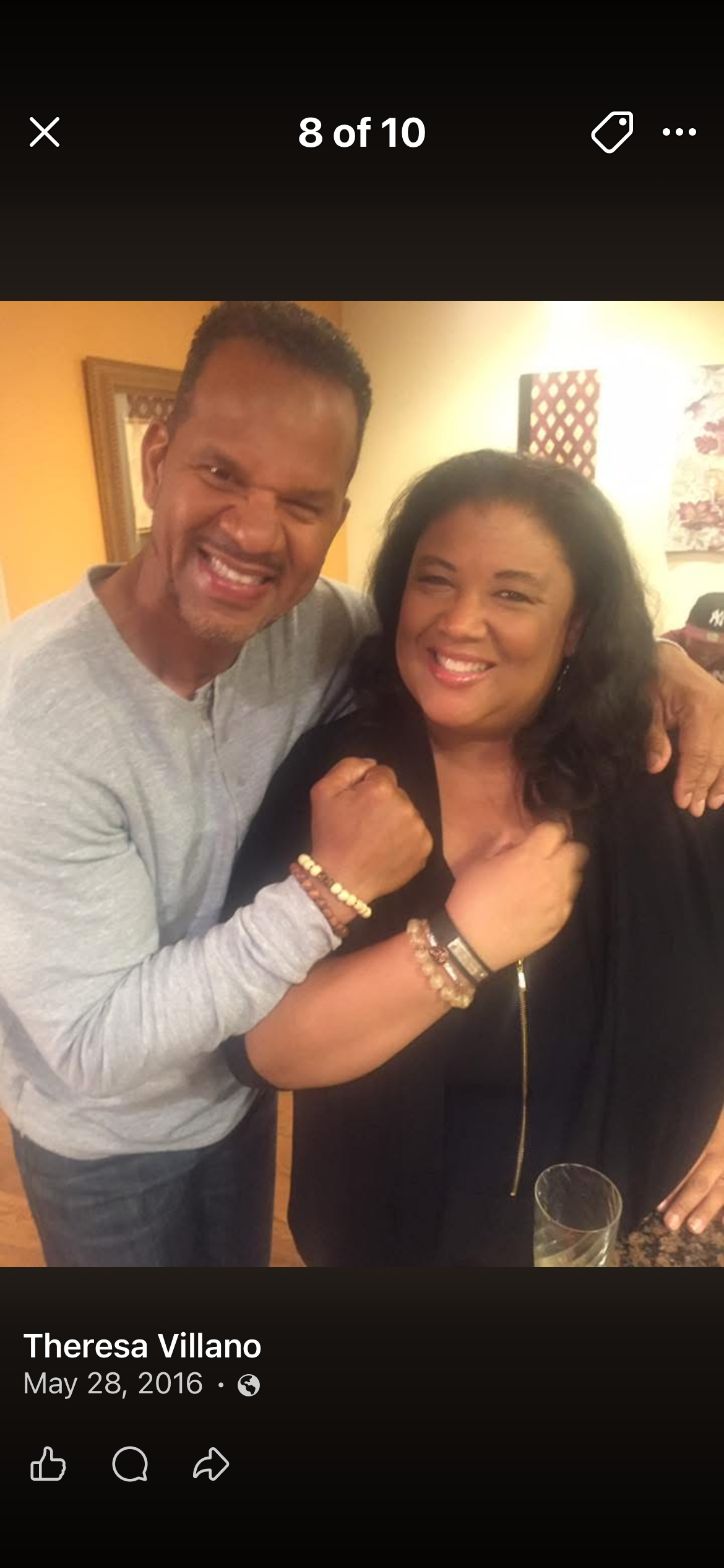 My friend “Andre’ Reed” Buffalo Bills HOF NFL player. Black matte,tiger eyes, oak wooden bracelets